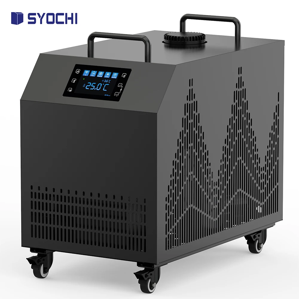

Portable Ice Bath Smart 2HP Water Chiller Heater Athlete Fitness Recovery Ozone Cycle Use Water Cooled Cold Plunge Chiller