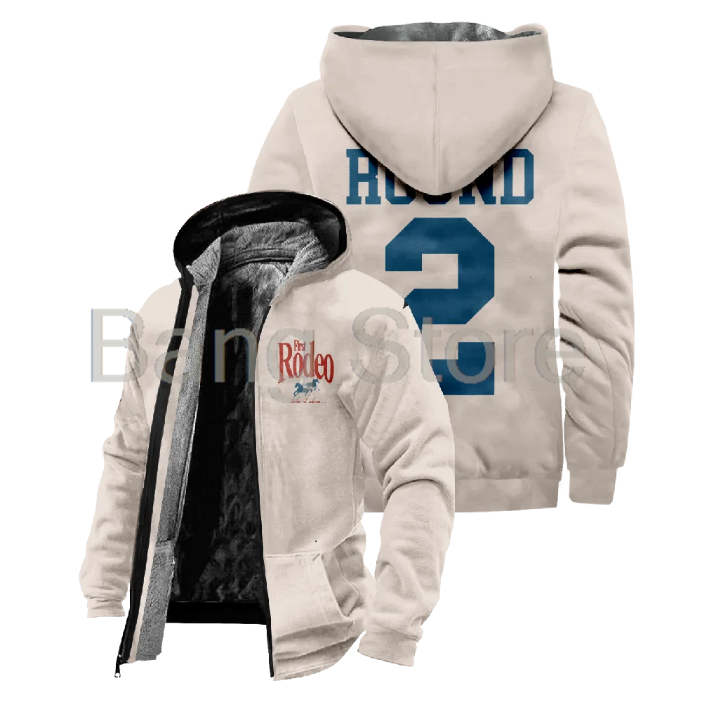 Kelsea Ballerini First Rodeo Zipper Jacket Unisex Long Sleeve Thickened Winter Parka Streetwear Coat