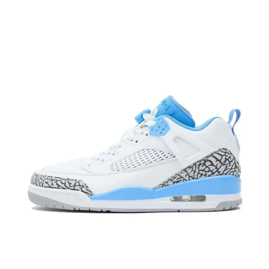 Jordan Spizike LOW Masculino e Feminino Conforto Versátil Baixo Top Retro Boardshets BlueWhite