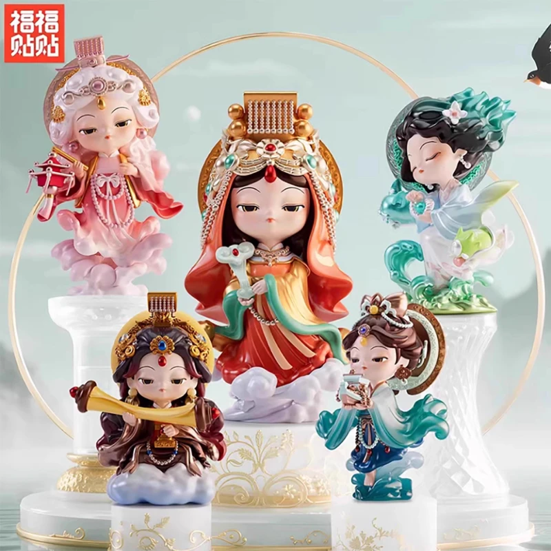 

Новая серия FuFuTieTie Ma Zu, фигурка слепых коробок, настольные украшения, игрушки, коллекционные фигурки, подарки для всех возрастов