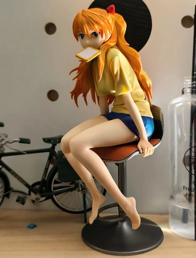 Anime NEON GENESIS EVANGELION Asuka Langley Soryu 1/6 Cute Figure Model Ornament Collection Toys Boys Gifts