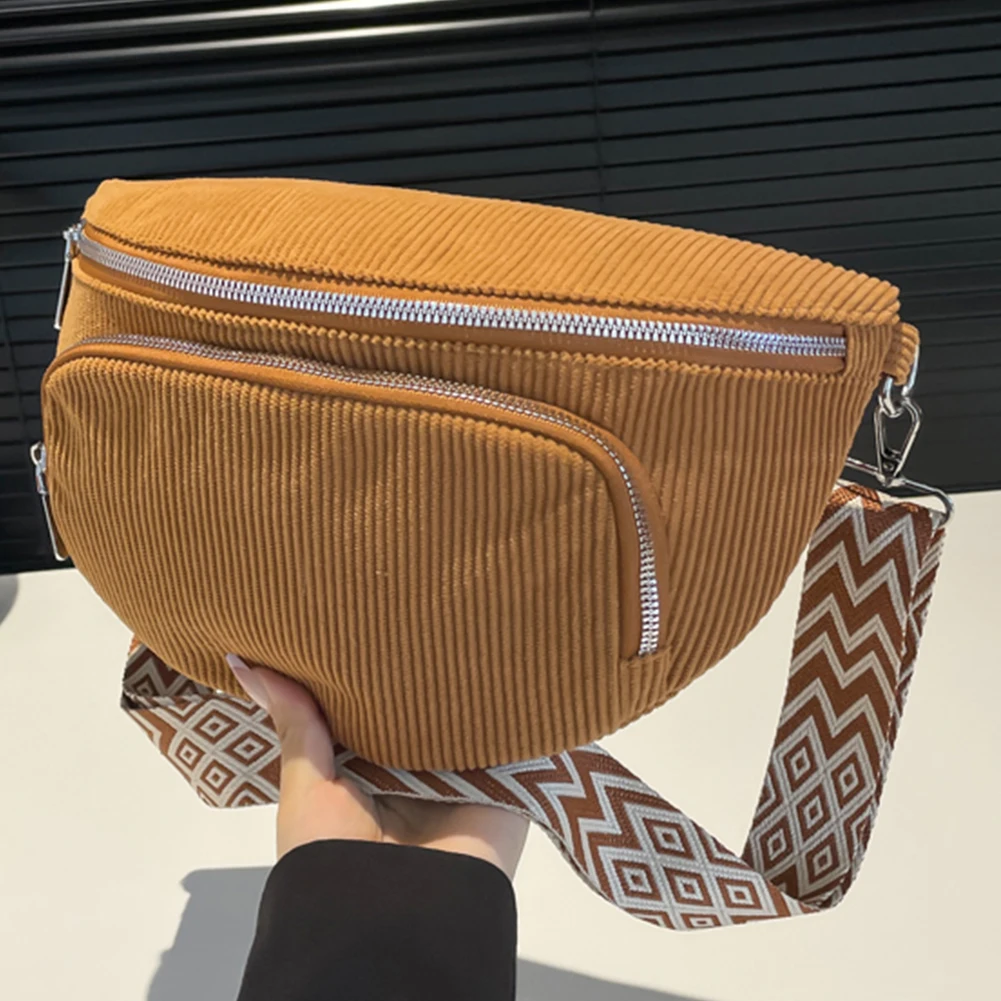 

Модная нагрудная сумка, женская поясная сумка, вельветовые сумки через плечо, повседневная поясная сумка, женская поясная сумка на ремень, дорожная повседневная поясная сумка
