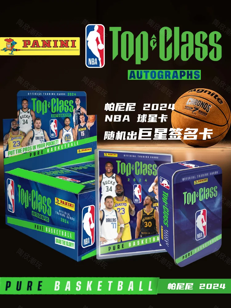 New Panini Collection Cards NBA 2024 Top Cards Gift Game Class Stephen Curry Rare Star Basketball Doncic Card Book Blind Box