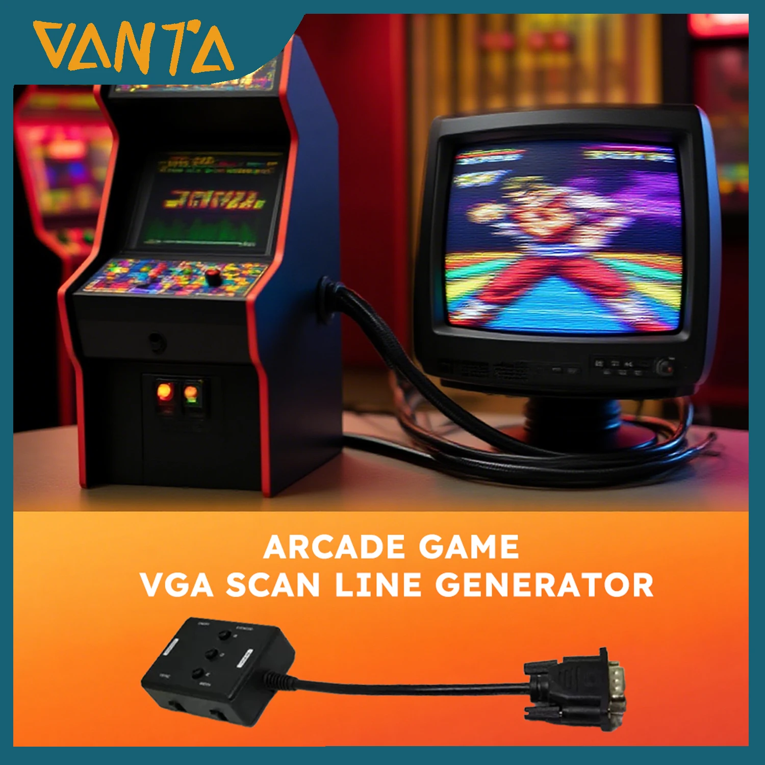 Retro Vga Scan Line… - image