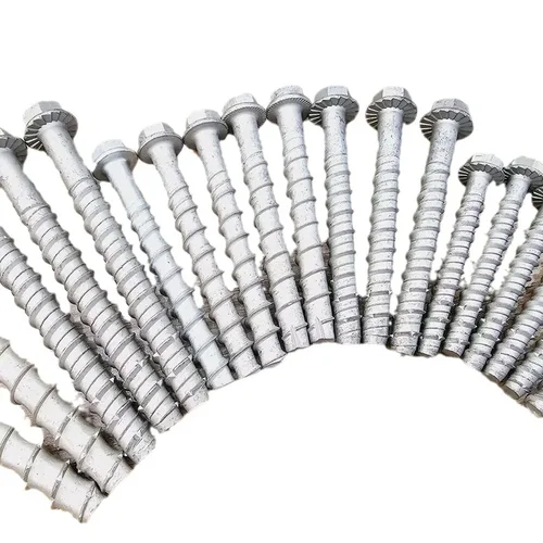 Imagen 1 del producto Perno de anclaje autorroscante de cemento Hexagonal M6 * 50, tornillo de anclaje antideslizante con fondo autocortado de hormigón galvanizado en caliente, 1 ud.