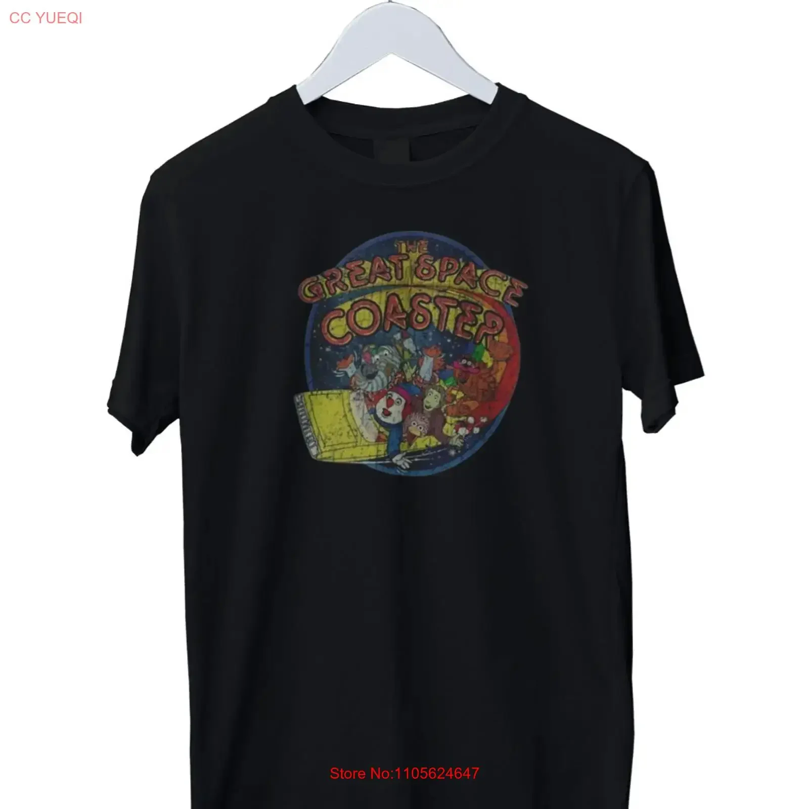 The Great Space Coaster 1981 Vintage T Shirt Mens S M L XL 2 3 4 long or short sleeves vintage Washed fashion Soft Stretched