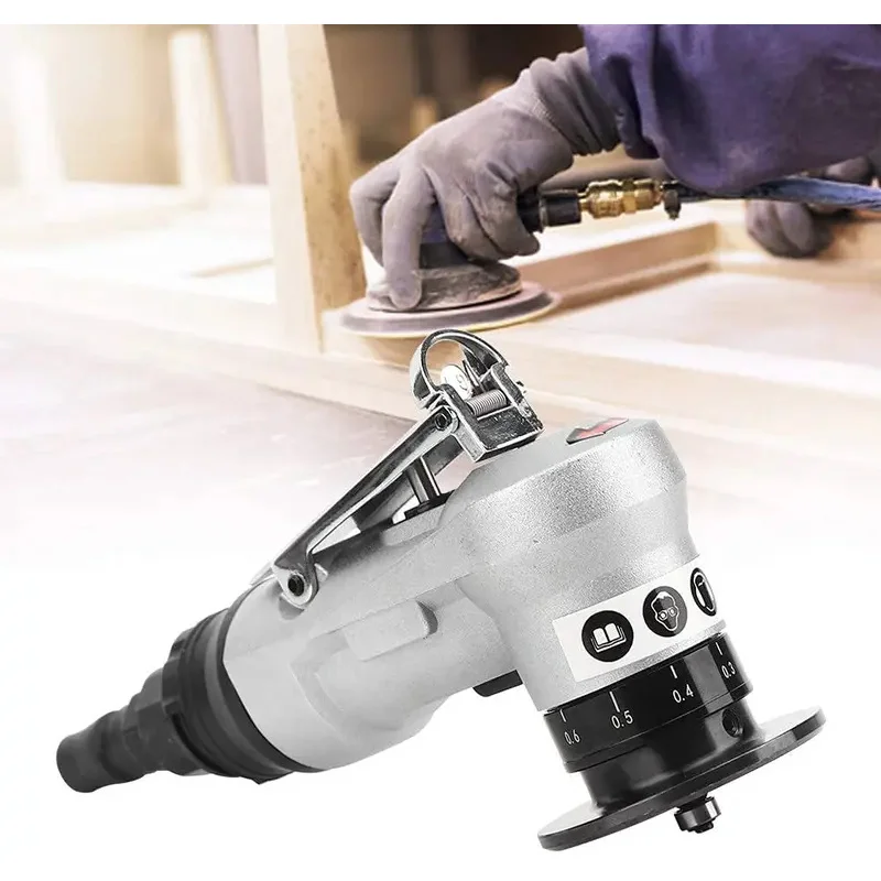 

Mini Pneumatic Chamfering Machine Portable Metal Trimming 45 Degree Hand-held Machine Beveling Deburring Tool With Accessories