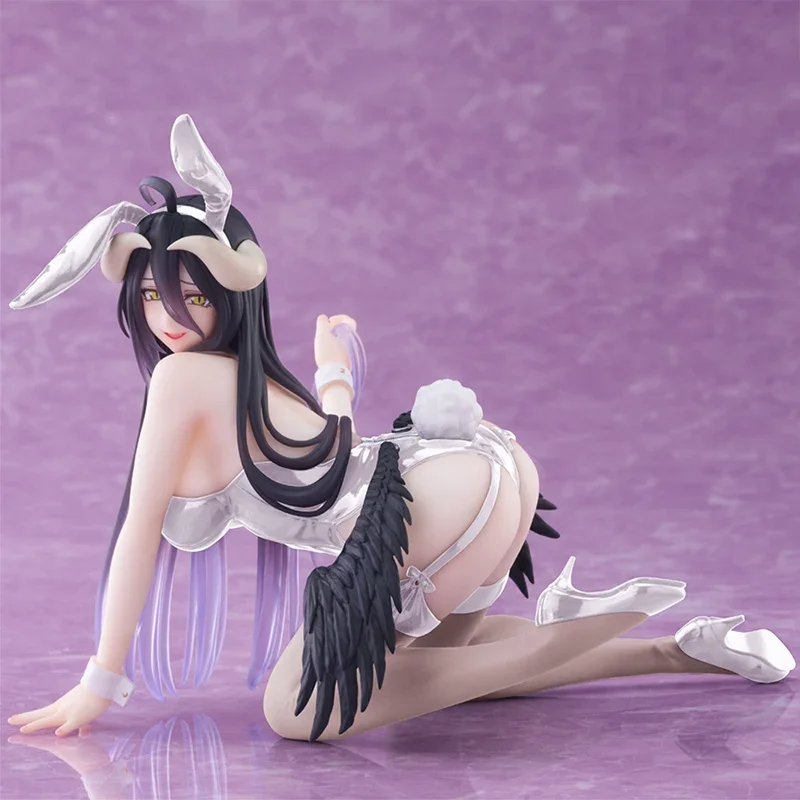 Anime OVERLORD Figure albedo Bunny Girl Kneeling Anime Model Toys Gifts Collection Decoration Ornaments PVC