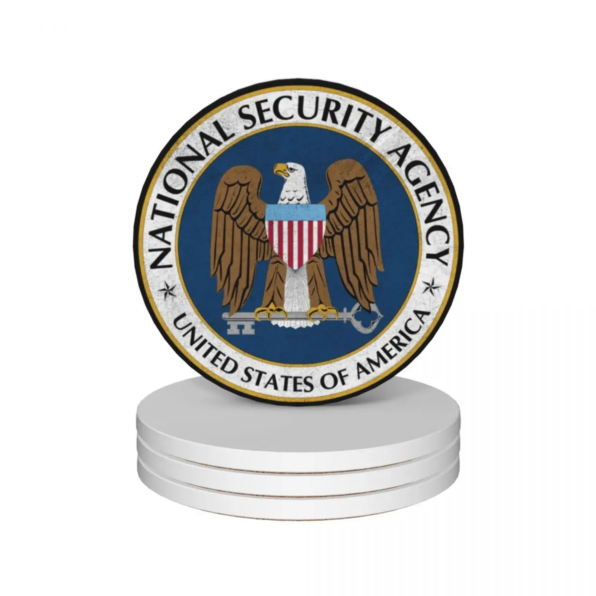 

NSA Ceramic Coasters (Set of 4) tile for table ceramic set Coasters