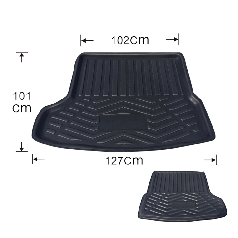 Rear Trunk Mat for Mazda 3 Mazda3 Axela BM BN Sedan 2014~2018 Waterproof Floor Pad Space Decoration Boot Carg Cover Accessories