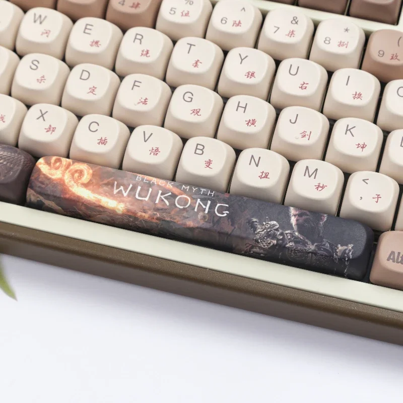 Imagem -03 - Wukong-gmk Pbt Keycaps para Teclado Mecânico Dye Sublimation Gaming Keycap Perfil Moa Personalizado 140 Chaves por Conjunto