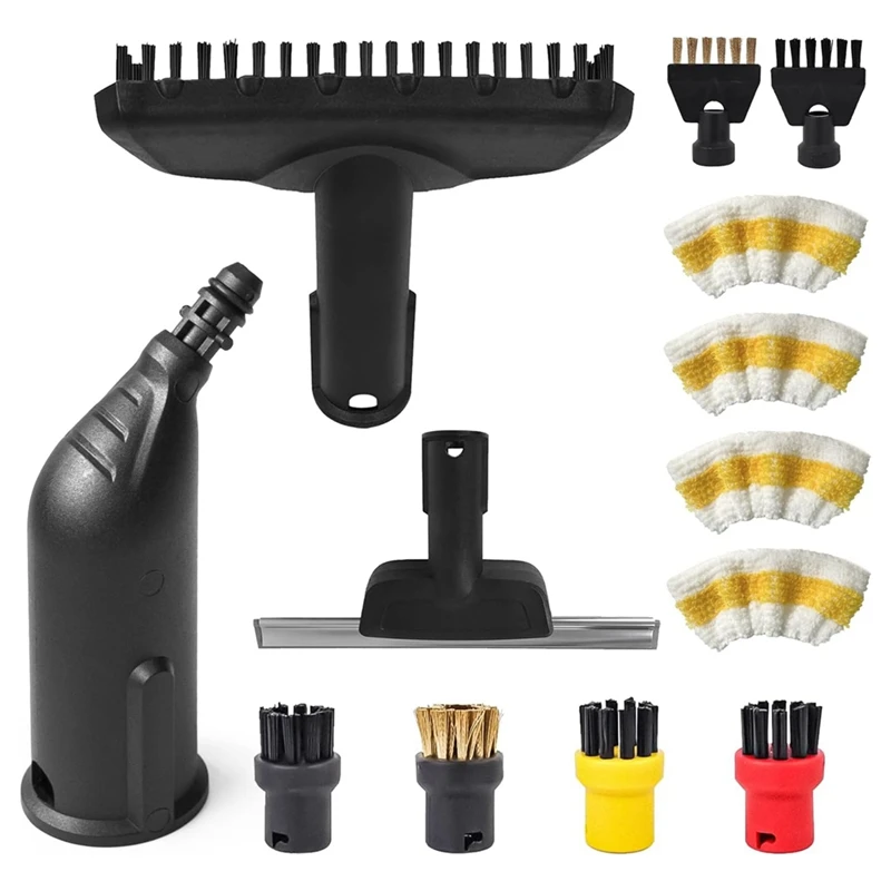 For Karcher Steam Cleaner SC1 SC2 SC3 SC4 SC5, Hand Nozzle Replacement Parts 2.884-280.0, Round Brush Cloth Accessories