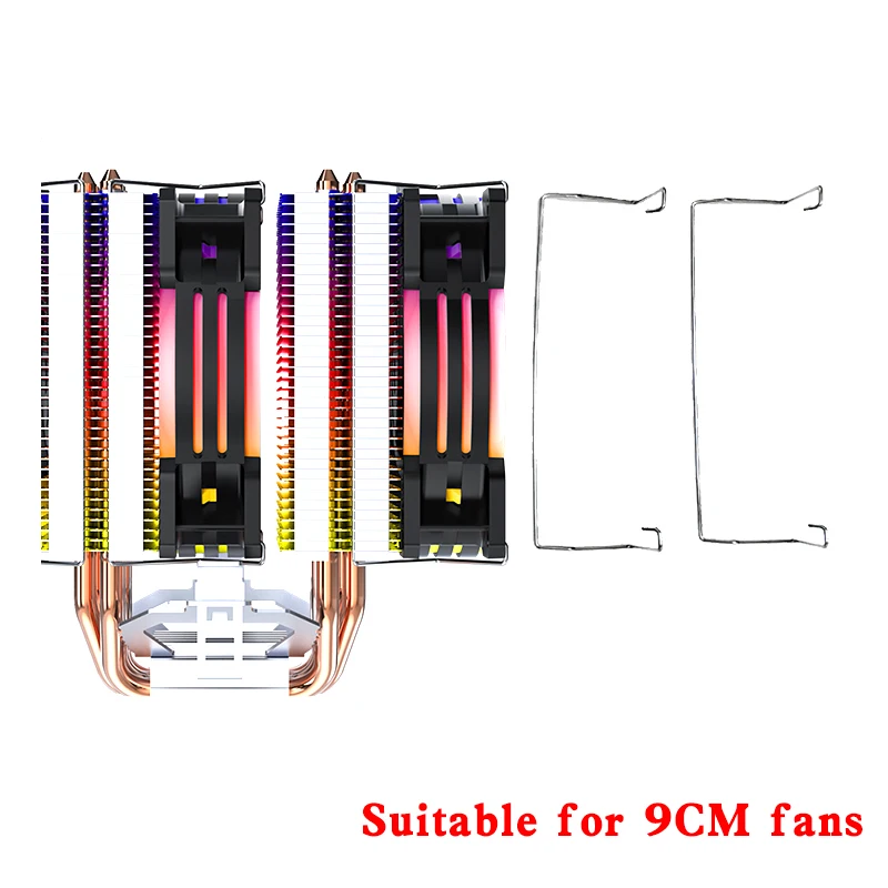 2PCS/lot 80/90/120MM Cooler Fan Buckle Computer CPU Cooling Fan Clips 304 Stainless Steel Wire Fastener Buckle Bracket