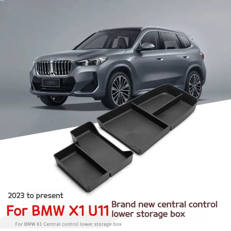 

Suitable for BMW X1 U11 2023 central control lower storage box car central modified storage box storage decorative accessories1