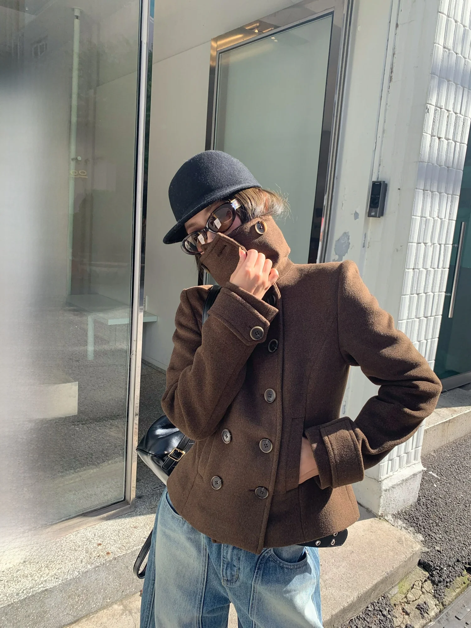 

Шерстяной комплект: юбка в клетку и топ для студенток Ванкувера, на хлопковой подкладке, осенне-зимний модный женский костюм