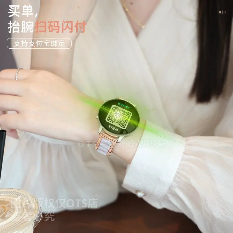 2025 جديد الهاتف المحمول ساعة ذكية المرأة بلوتوث الهاتف متعدد الرياضة سوار إلكتروني ملحق ساعة