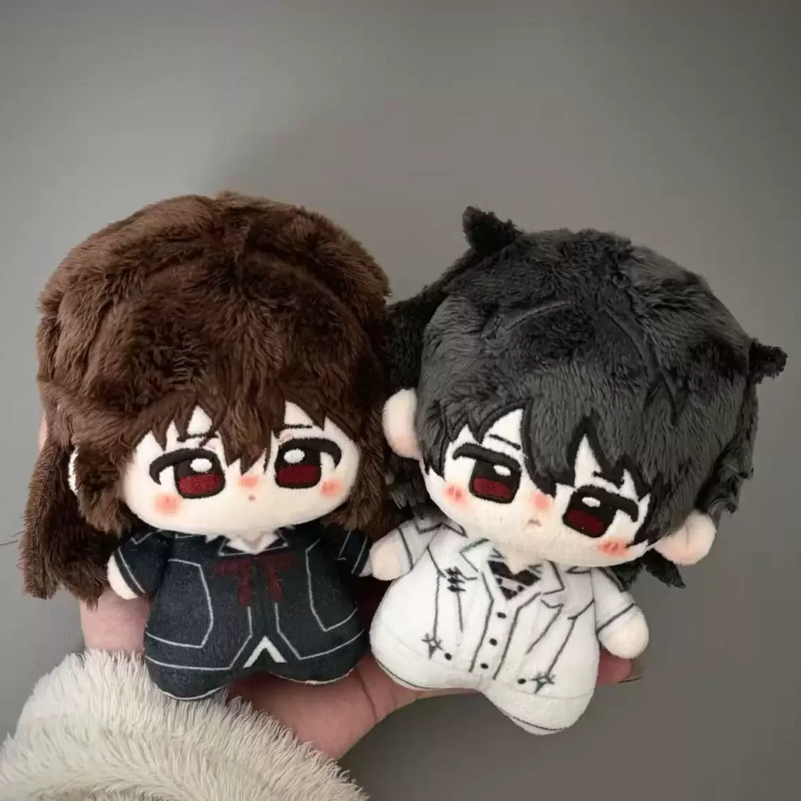 Vampire Knight Clan Kaname Kiryu Zero Cute Plush Pendant Keychain Toys for Kids Gifts 12cm Stuffed Anime Bag Decor Pendant Dolls