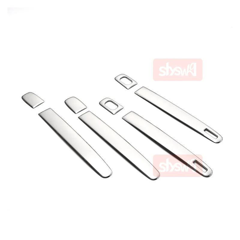 For Toyota Voxy / Noah 80 Car Styling Door Handle With Smart Keyhole Trim Cover 8 Pcs Stainless Steel External Accessories