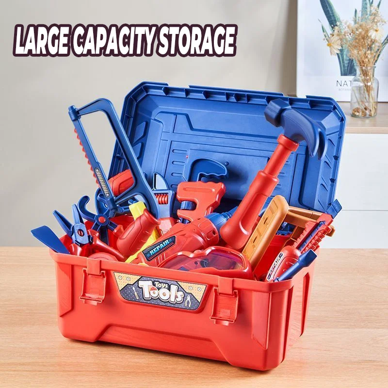 الأطفال محاكاة الأدوات مجموعات اللعب الحفر الكهربائية مفك أدوات خدمة إصلاح التظاهر اللعب لعبة الهندسة للبنين هدية #5