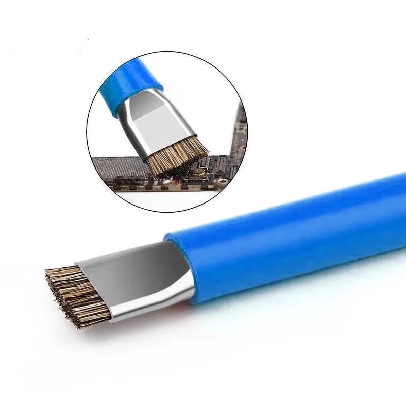 Anti-Static Dual Head Motherboard Brush for Mobile Motherboard Repair, IC Pad Hard Brushing, Welding Oil Cleaning Brush