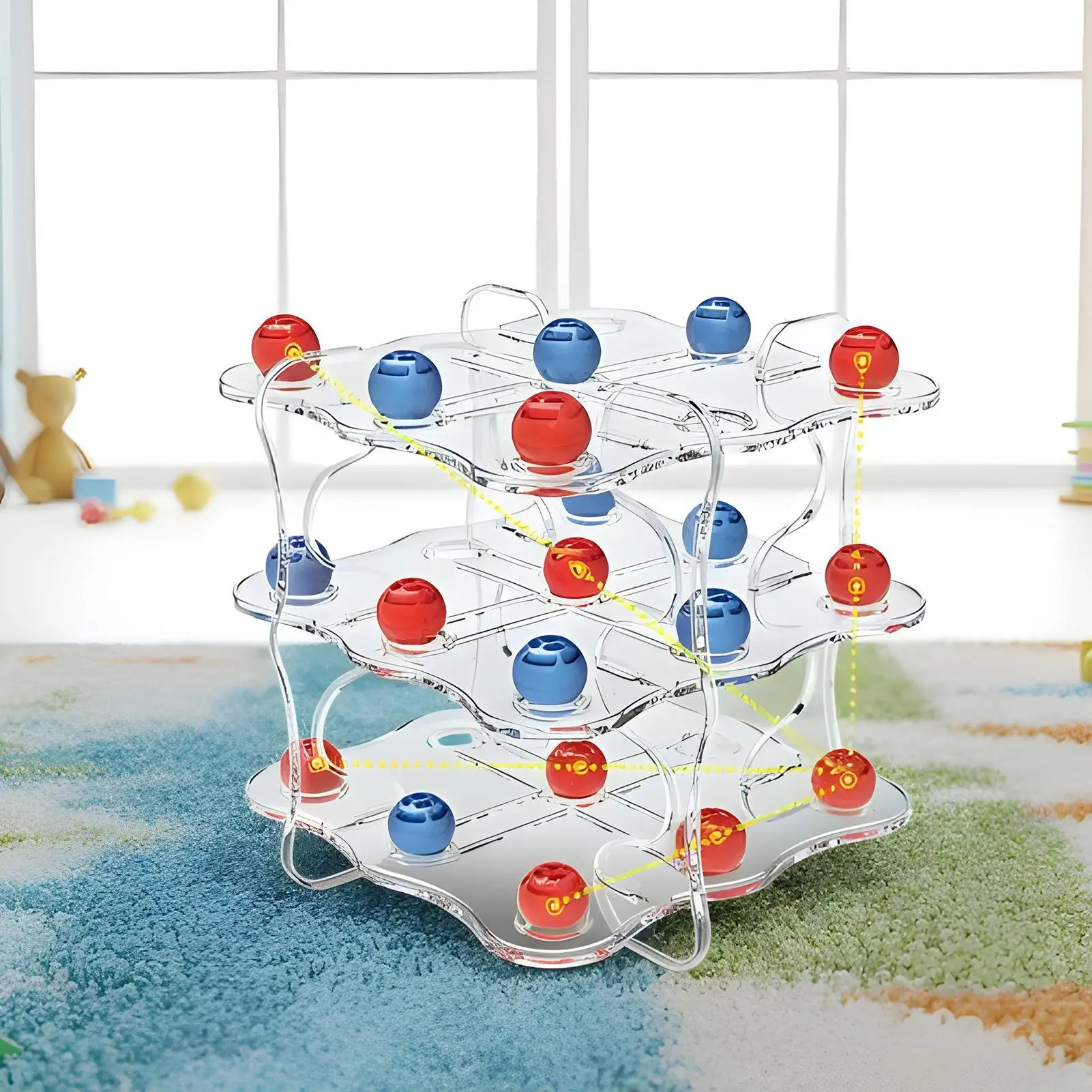 Strategy Board Games Tabletop Interactive Toys 3D Board Games for Over 4 Years Old Boy Girl Adult Youth Friend Student Elderly