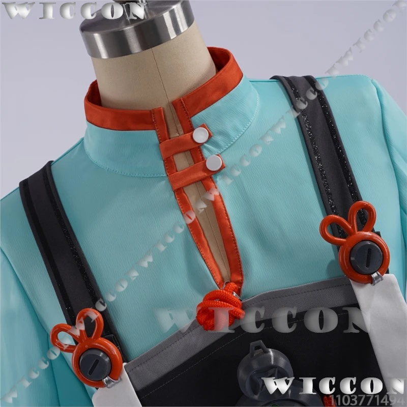 Zhao Zzz Game Zenless Zone Zero Cosplay لطيف Kawaii أرنب فتاة فستان أزرق طويل شعر مستعار آذان ذيل الدعامة ملابس امرأة حفلة الهالوين #3