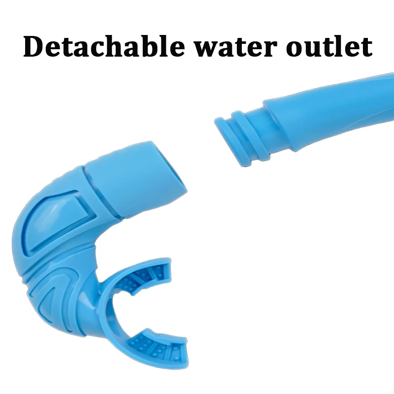 Nieuwe gratis duiksnorkel Draagbare siliconen natte snorkel voor duiken Onderwateractiviteiten Duiksnorkel Comfortabel zacht