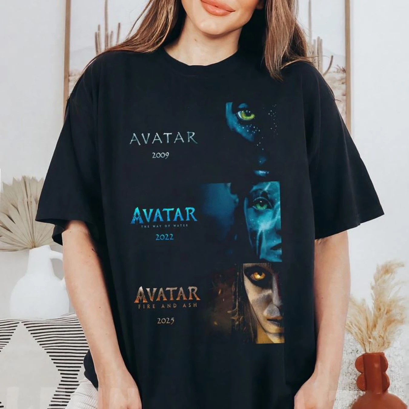Camisa inspirada en Avatar de 2009 a 2025, camiseta gráfica Epic Sci Fi Fantasy, camiseta de Avatar Pandora, regalo cinematográfico