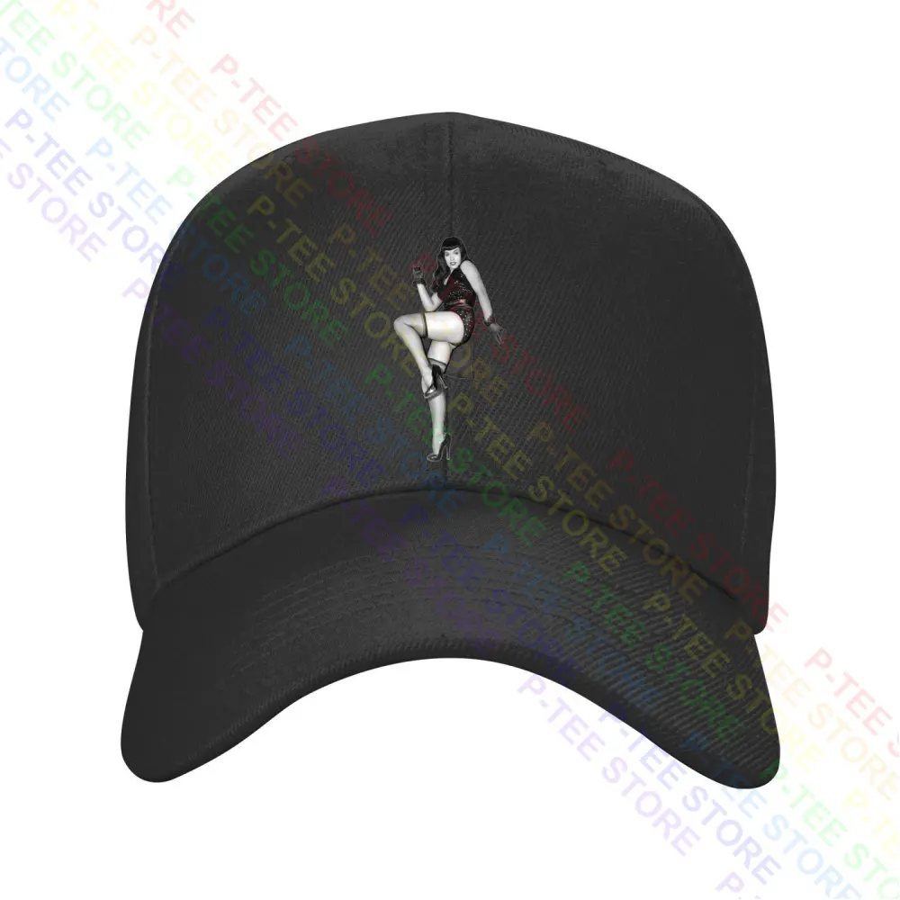 Hysteric Glamour Hysterical Bettie Page Betty Paige Baseball Cap Snapback Caps Knitted Bucket Hat