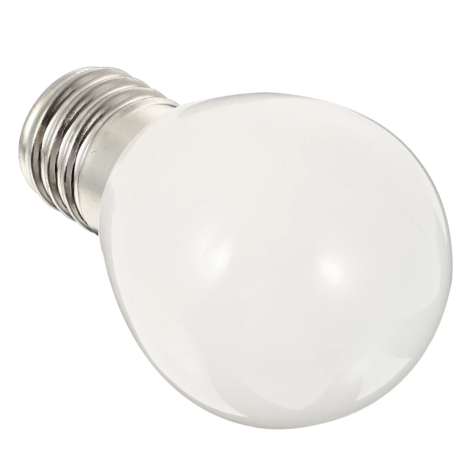 لمبة زجاجية متينة بيضاء حليبية مزخرفة LED E17 بديلة طويلة العمر وآمنة للاستبدال المصباح الكهربي سهلة التركيب #6