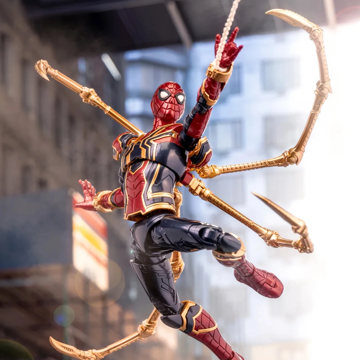 Fondjoy Marvel Steel Spider Articulated Assembly Plastic Model Set Action Model, Desktop Decoration, As a Fan Collection Gift - view 3