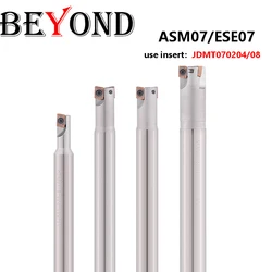 BEYOND ASM07 ESE07 inserto in metallo duro a spalla ad angolo retto muslimb JDMT07 12 10 16MM fresa gambo pergolato utensile fresa CNC