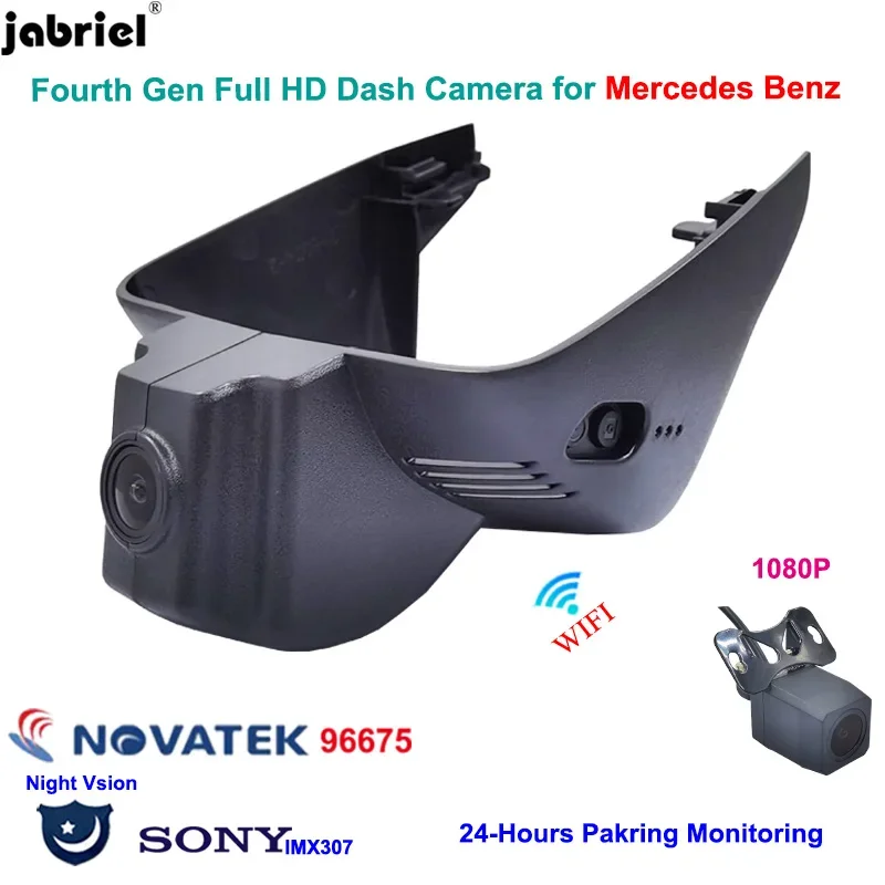 Full HD 1080P WIFI Car Dvr Dash Cam for Mercedes Benz Smart 453 For Smart fortwo forfour 453 2015 2016 2017 2018 2019 2020 2021