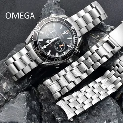 18mm 20mm 22mm Watch Accessories Stainless Steel Strap For Omega 007 Seamaster Planet Ocean 300m Sports Watchband Bracelet Belt