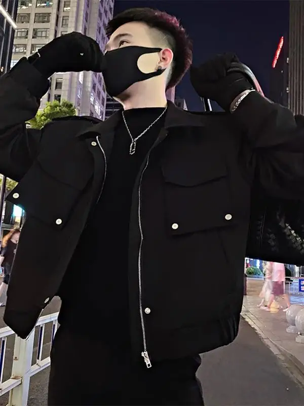 

Мужская рабочая одежда премиум-класса: куртка-ветровка осенне-зимняя от бренда Haome, повседневная верхняя одежда для молодежи, утепленная, удлиненная...