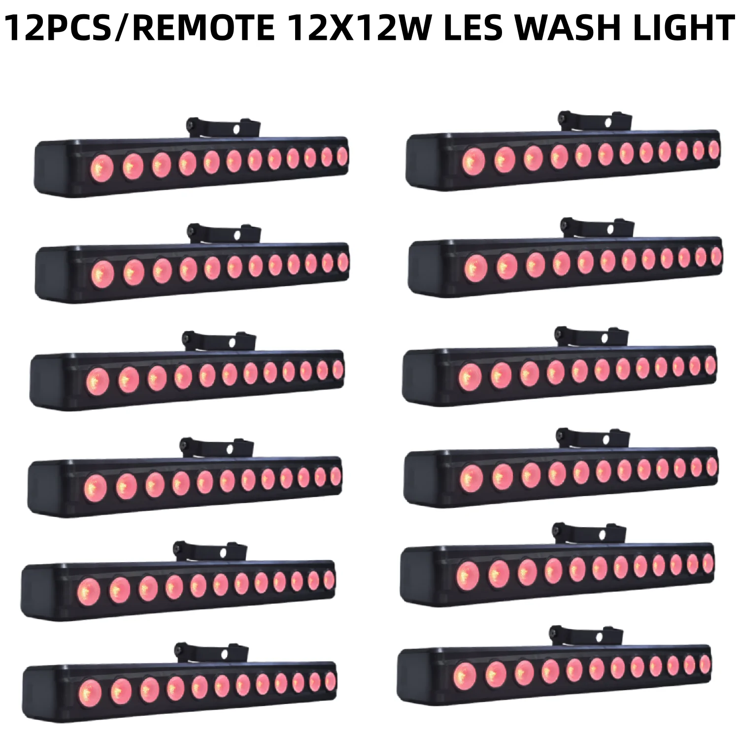 

12PCS/ 12X12W Remote LED PAR Light/ disco light RGBW par dmx512 LED wash light stage dj equipment
