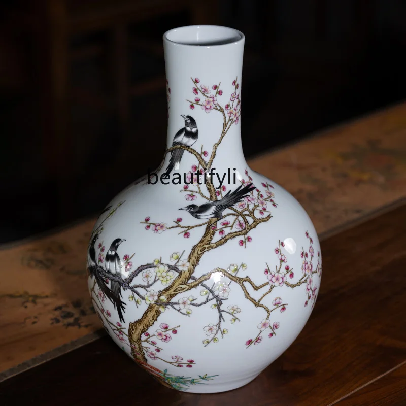 

Jingdezhen ceramic living room flower arrangement entrance tea room decoration ornament