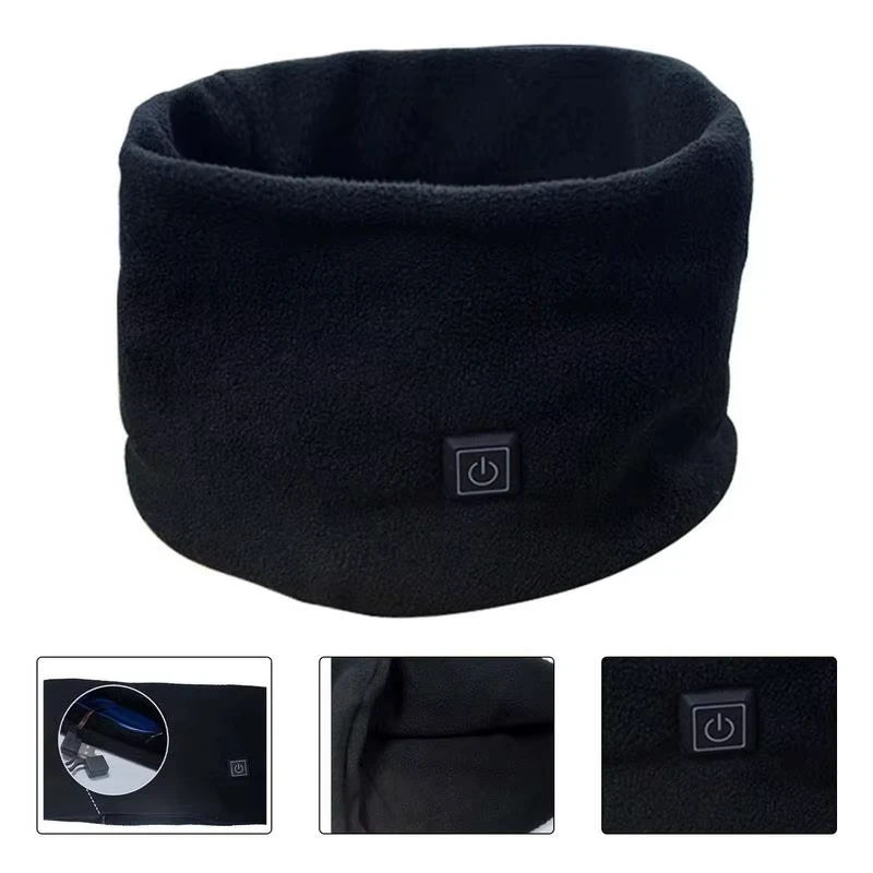 الشتاء تسخين كهربائي وشاح الرقبة التفاف USB قابلة للشحن الرقبة أدفأ 3 سرعة تعديل وشاح الصوف لركوب الدراجات التزلج #1