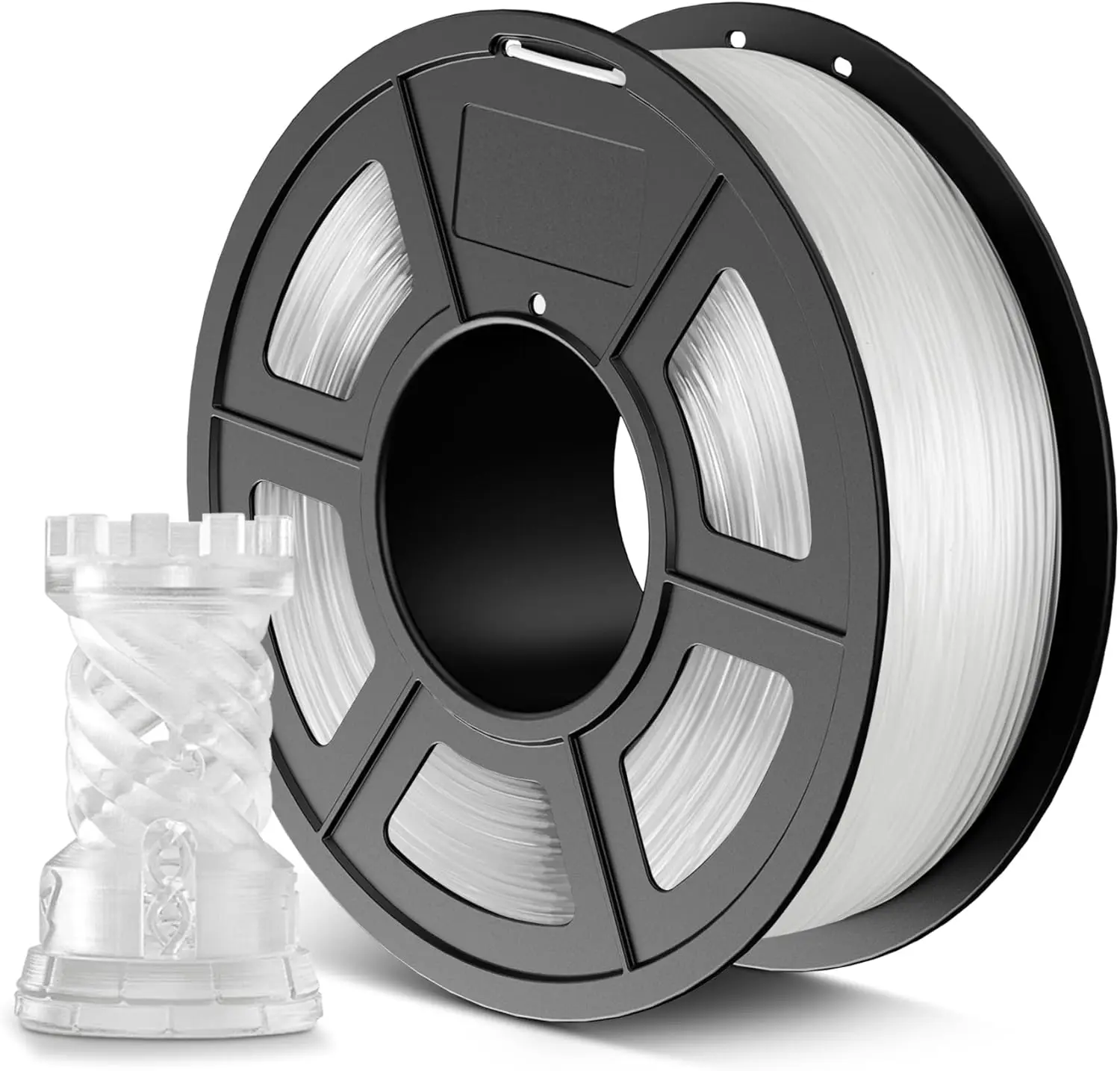 

Прозрачная TPU-нить 1,75 мм, 250 г, 95A, гибкая, с эффектом резины, для 3D-принтера