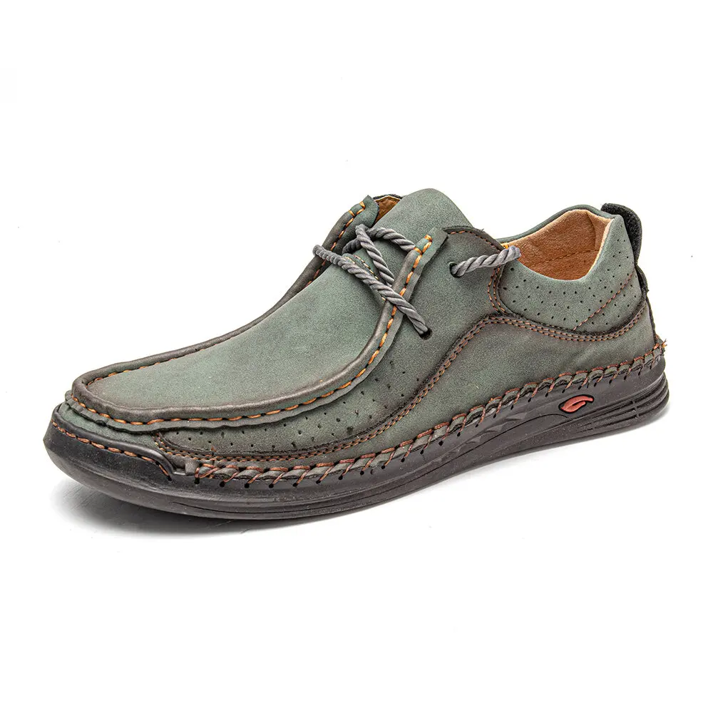 Sapatos de couro de costura à mão sapatos masculinos casuais tênis de condução comfty sapatos de couro respirável mocassins design