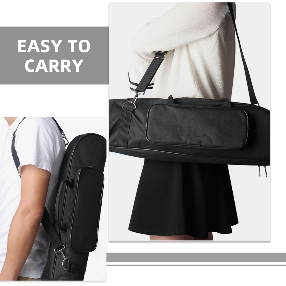 

Durable Oxford Cloth Waterproof Trumpet Gig Bag Portable Trumpet Case Shoulder Strap Handle Carrying Bag with Storage