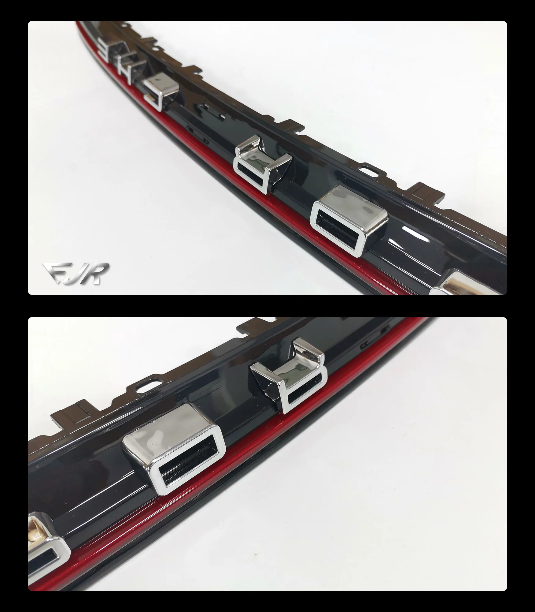 أضواء السيارة EJR لبورشه 718 كايمان بوكستر 2016-2021 تعديل LED من خلال المصابيح الخلفية المتدفقة السيارات شريط المصباح الأوسط ملحق