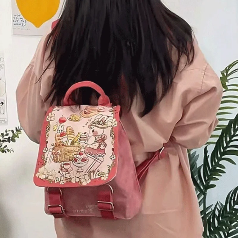 Sac à dos en toile pour chiot mignon "ChimTrek", polyvalent avec bretelles réglables pour 03 déplacements et voyage, mini sac à dos mignon