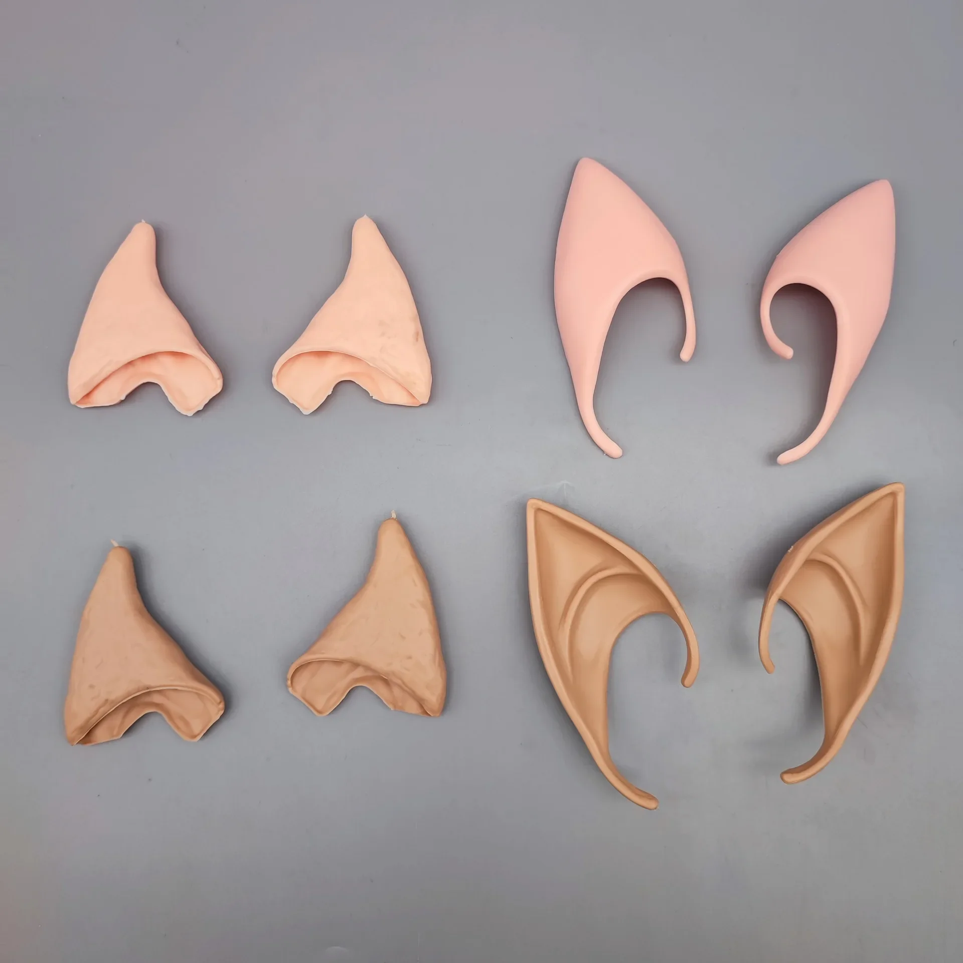 Elven Elf Ears False Ears Props Fairy Angel Dress Up Cosplay Costume Accessories Christmas Halloween Decoration Party DIY Decor