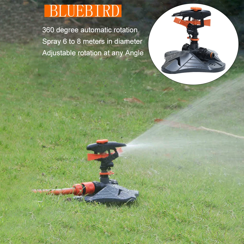 

Orange Automatic Sprinkler Irrigation Nozzle Garden 360 Degree Automatic Sprinkler Save Time Effort Garden Hose Series Sprinkler