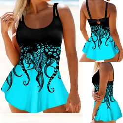 2023 Women's Beach Swimwear Fashion Print Tankini Fashion Sexy Swimwear Swimwear Bikini Set Summer Swimming Two Piece Set