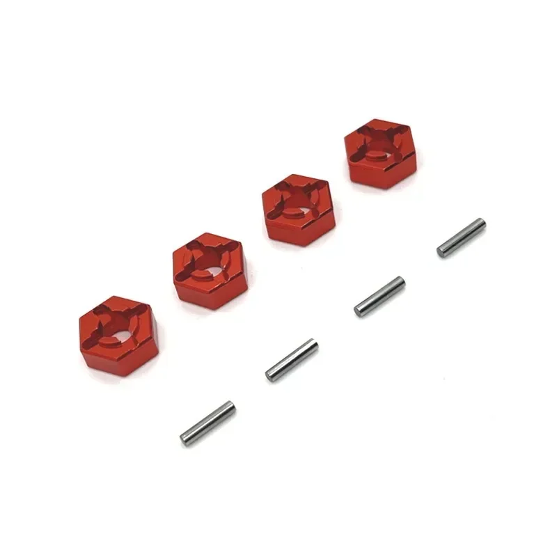 Junta Hexagonal de 12mm de mejora de Metal para piezas de coche SCY MJX RC 1/14 1/16 RC