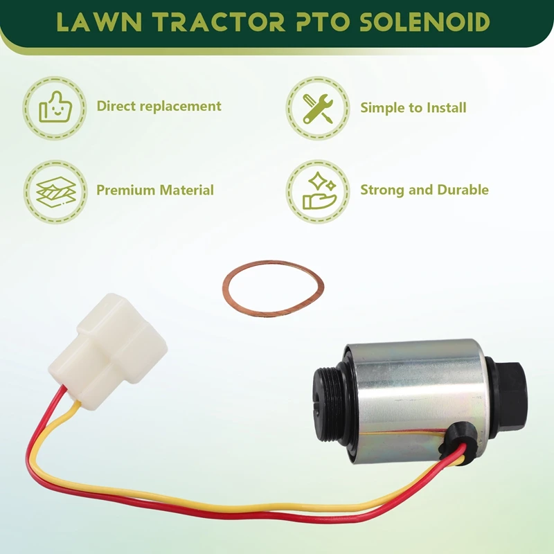 PTO Solenoid AM878297 AM878282 For John Deere Lawn Tractor 415 425 445 455 997 1420 1435 1445 1545 1550 1565 1570