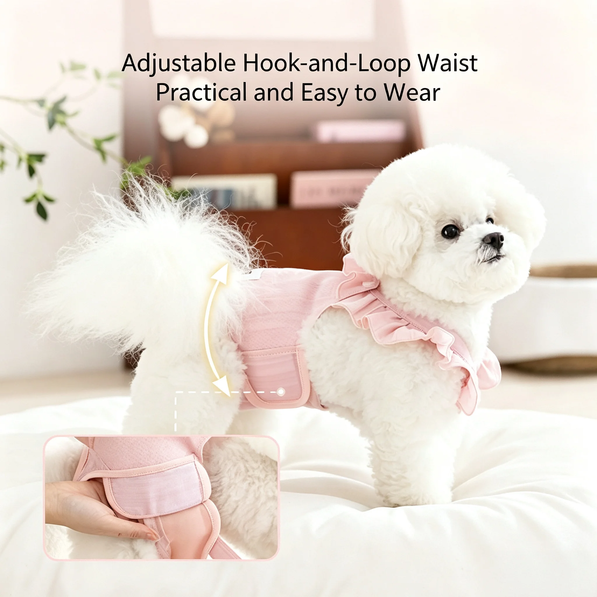 4 Seasons Breathable Dog Physiological Pants Female Anti Harass Sanitary Panties Pet Heat Safety Pants Fit Sanitary Pads