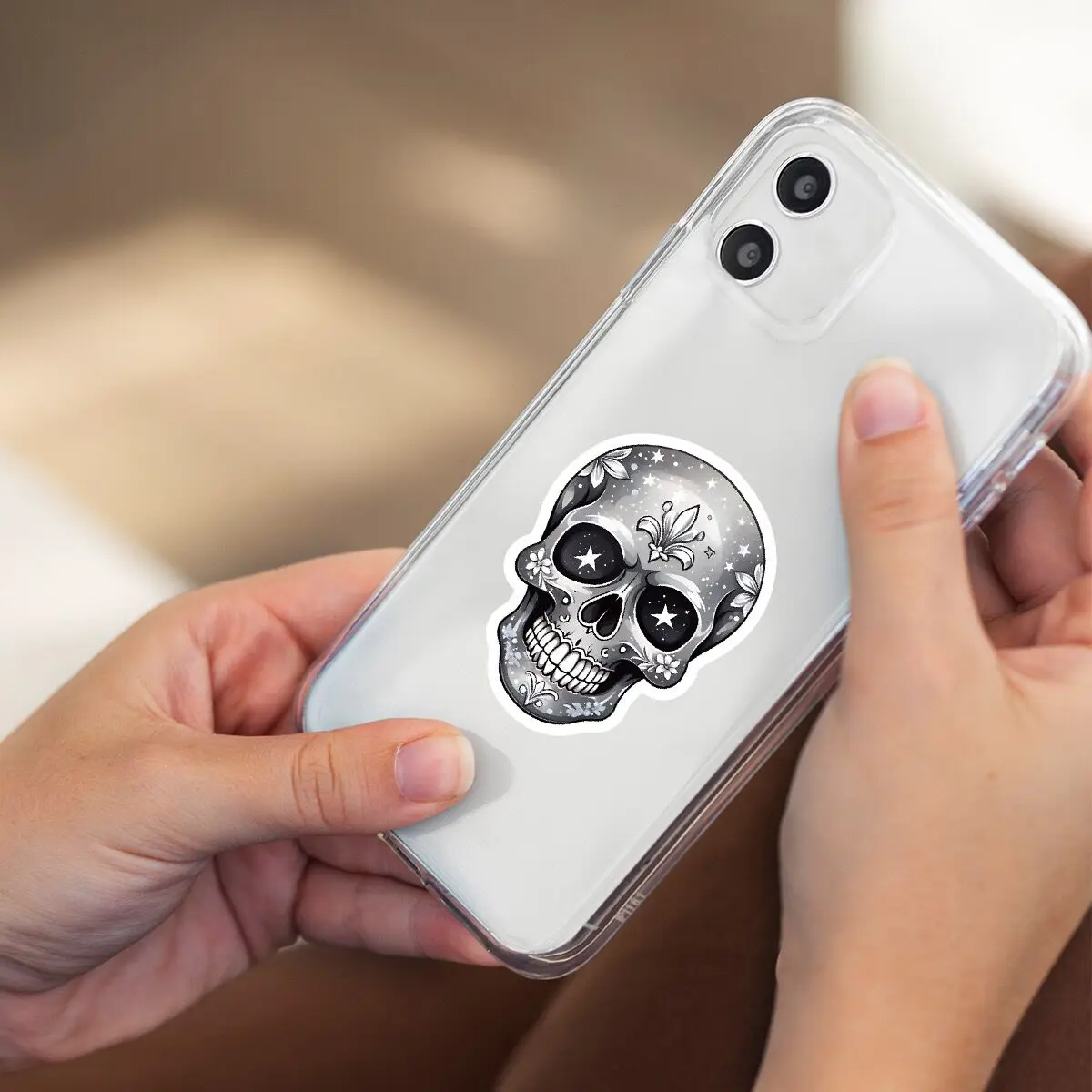 10/50 Stuks Nordic Stijl Horror Skull Graffiti Stickers Waterdichte Skateboard Reiskoffer Telefoon Laptop Bagage Sticker Stickers